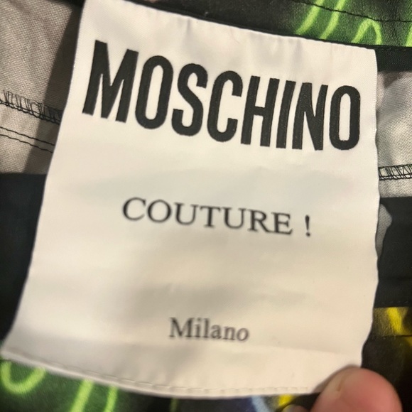 💕SOLD💕 Moschino construction zone spring 2016 neon high waisted shorts - Picture 5 of 6